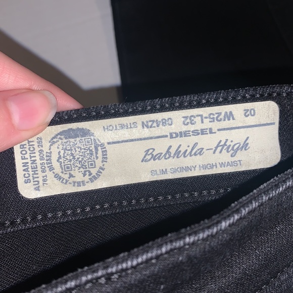 Diesel | Babhila High Rise Jeans Size 25 - Picture 5 of 10